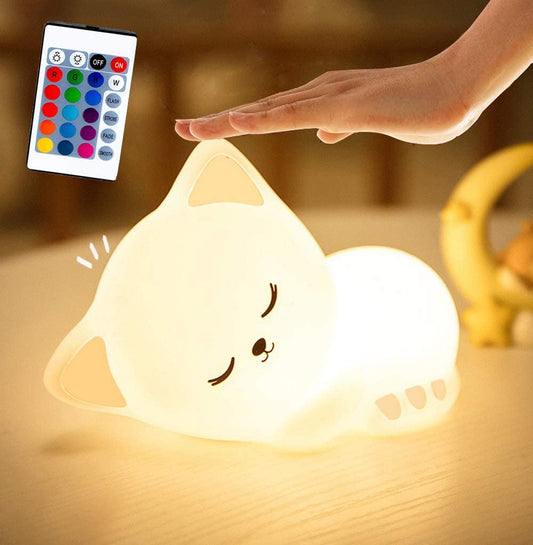 Cute Night Light for Kids - Kitty