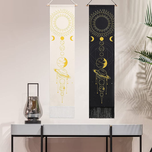 Room Decor: Sun and Moon Phase Wall Hanging
