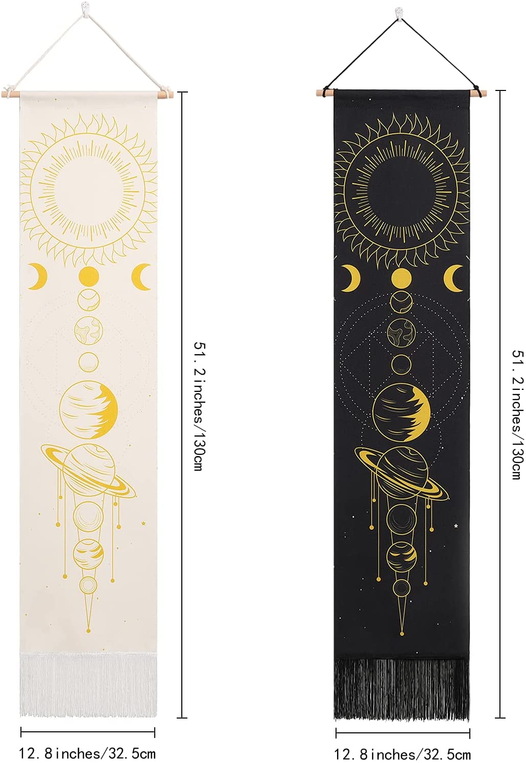 Room Decor: Sun and Moon Phase Wall Hanging