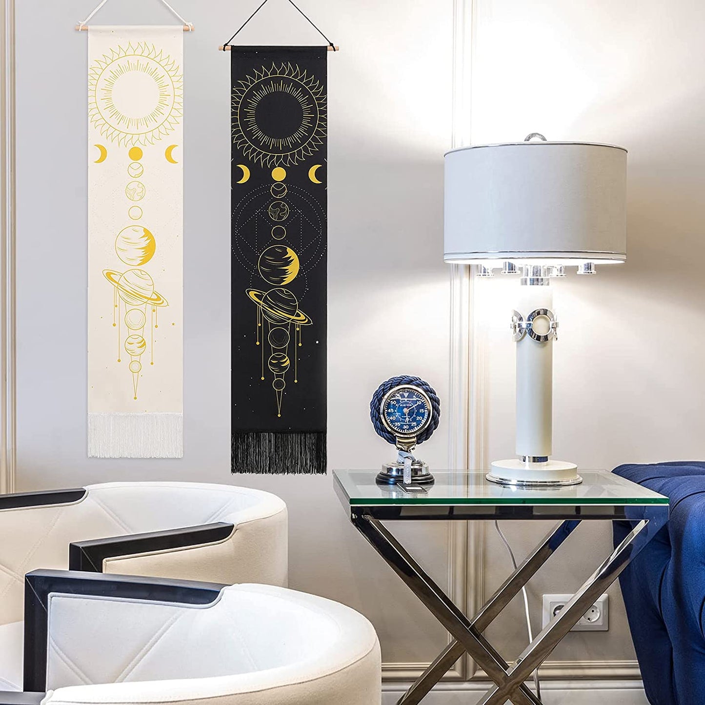 Room Decor: Sun and Moon Phase Wall Hanging