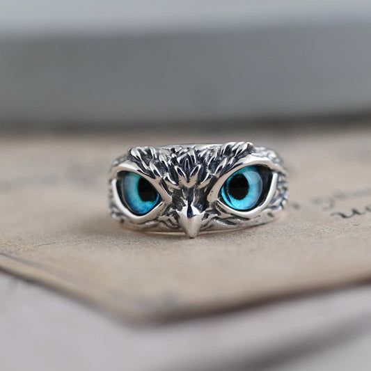 Owl Charm Ring