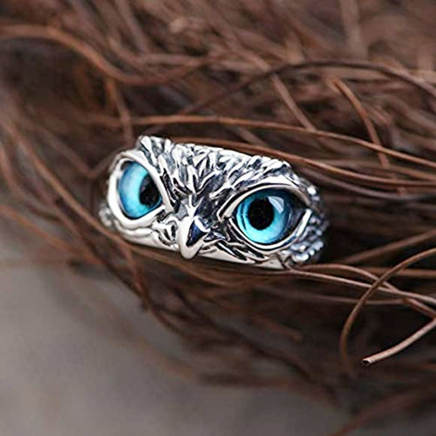 Owl Charm Ring