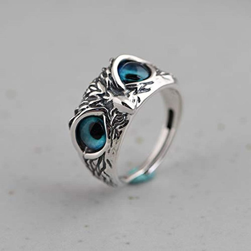 Owl Charm Ring